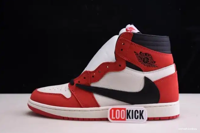 OG - 1 TRAVIS HIGH CD4487 RETRO X 100(RED) JORDAN AIR SCOTT 0706